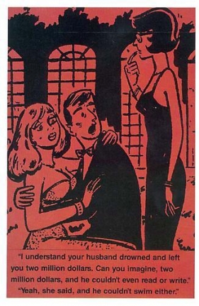 Richard Prince Untitled Cartoon Painting, 1989
