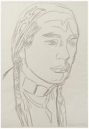 Andy Warhol The American Indian (Russell Means)