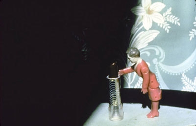 Laurie Simmons Pushing Lipstick (PurpleWoman), 1979