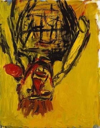 Georg Baselitz Orangenesser (Orange Eater), 1991