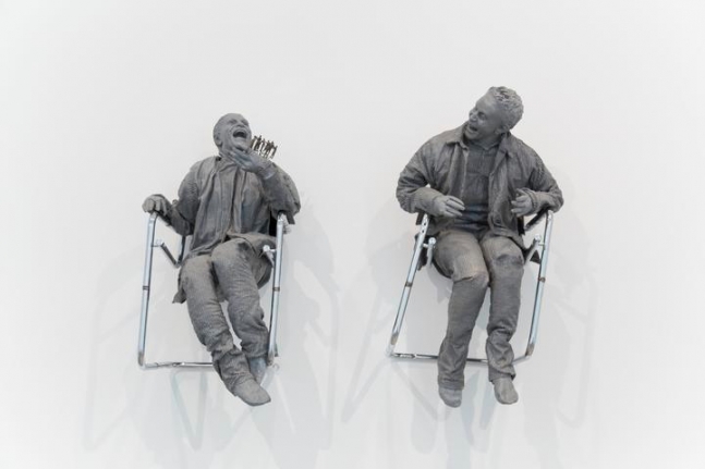 Juan Muñoz One Laughing at the Other, 2000 Sculpture