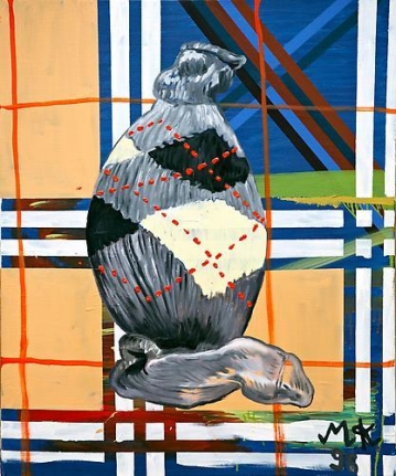 Martin Kippenberger, Egg Sock, 1996