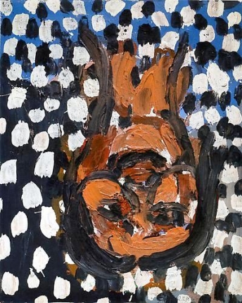 Georg Baselitz 6 Schöne, 4 hässliche Porträts: Schönes Porträt 2