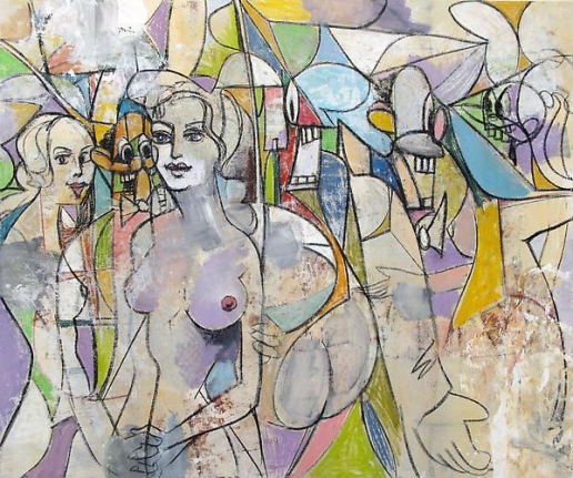 George Condo Hide and Seek