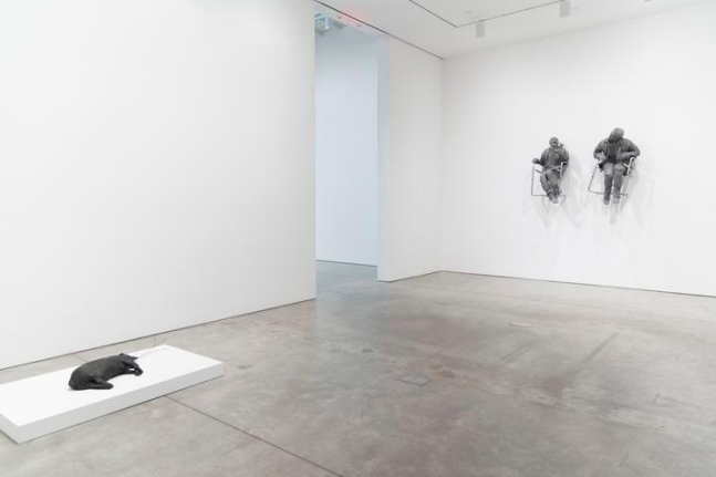 Installation view Trockel and Munoz Chelsea