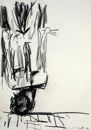 Georg Baselitz Untitled (The Last Self-Portrait I) , 1982