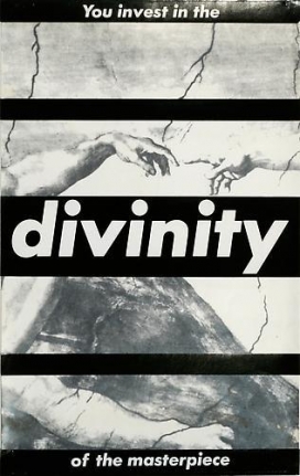 Barbara Kruger, Untitled (You invest in the divinity of the masterpiece), 1982