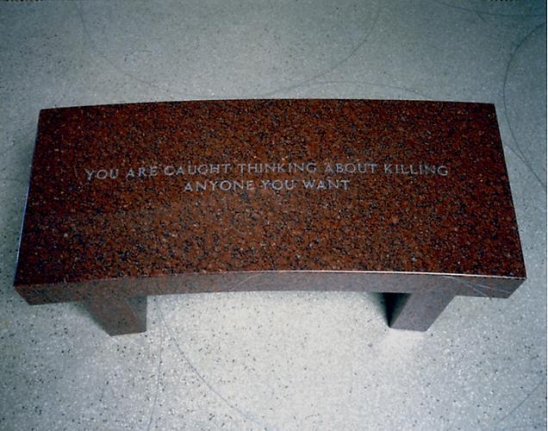 Jenny Holzer, Survival: You are caught thinking..., 1989