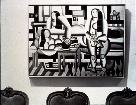 Louise Lawler Three Women, Three Chairs arranged by Mr. and Mrs. Burton Tremaine, NYC 1984, 1984