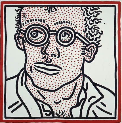 Keith Haring Untitled(Self-portrait), 1985