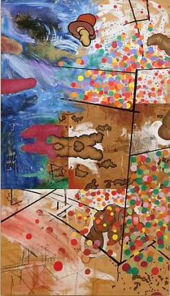 Carroll Dunham, Migration, 1985-86