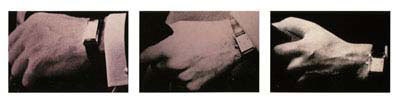 Richard Prince, Untitled (Three man’s hands with watches), 1980