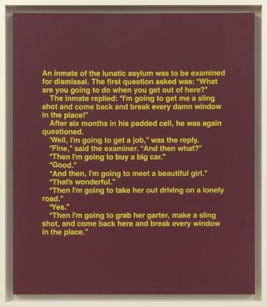 Richard Prince Every Window In The Place, 1988