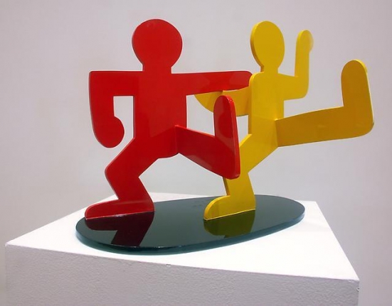 Keith Haring Untitled (Two Dancing Figures), 1989