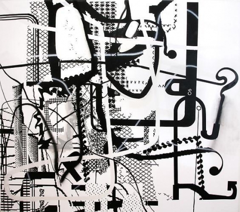 Albert Oehlen, Gripensis Posterion, 1997