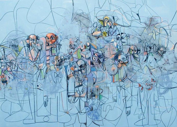 George Condo, Washington Square Park, 2010