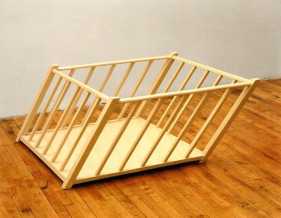 Robert Gober Tilted Playpen, 1987
