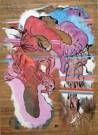Carroll Dunham, Second Zebra, 1982