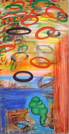 Carroll Dunham, Transit, 1986-87