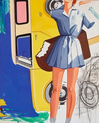 David Salle Lustre-Creme, 2016