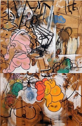 Carroll Dunham, Fifth Pine, 1984-85