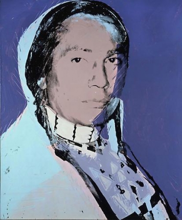 Andy Warhol, The American Indian (Russell Means),1976