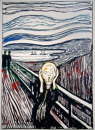 Andy Warhol The Scream (After Edvard Munch), 1984