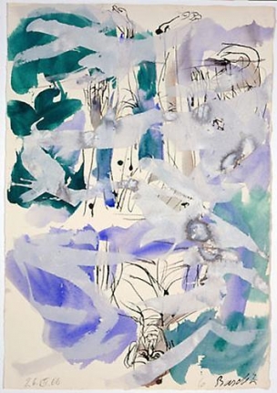 Georg Baselitz Ohne Titel (B. fur Larry-Remix) (26.VII.06), Untitled (B. for Larry-Remix), 2006