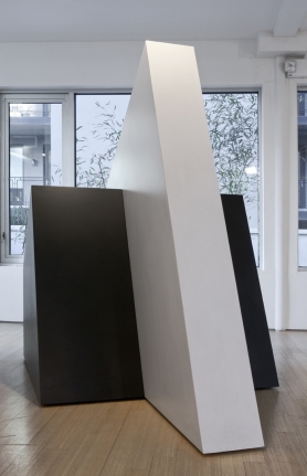 Black Minimalist sculpture