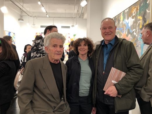 Larry Poons, Paula Poons, and David Ebony