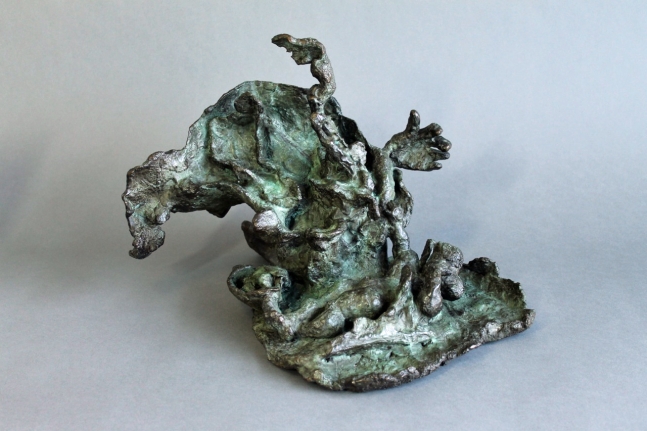 Yulla Lipchitz bronze entitled "Woman Lying Down".