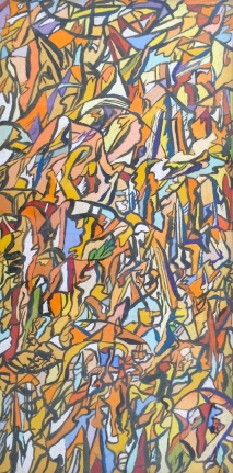 Untitled (MaFr006) painting by Fred Martin in pastel