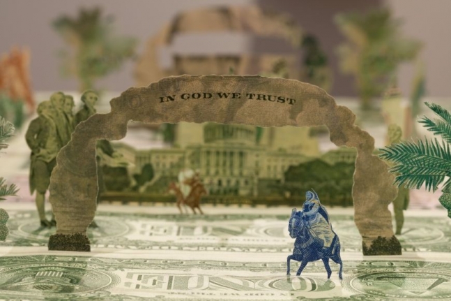 Moneyscape VI: Playground of Alternative Economies (Detail), 2017