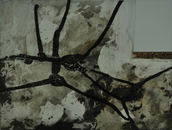 M. Pravat Untitled (2) 2016 Mixed media on paper 8 x 12 in.