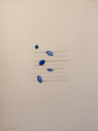 Sumaira Tazeen UDHAIR BUN IV (A STATE OF CONFUSION) 2008 Opaque water based pigment on wasli 11 x 8.5 in.