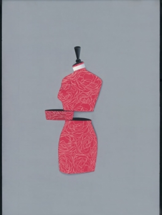 Ayesha Durrani NEEMA KHAZA 2008 Gouache on wasli 13 x 20 in.