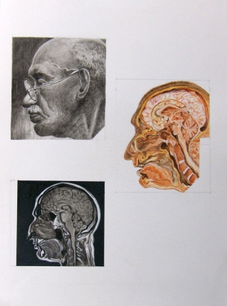 Debanjan Roy, Untitled 4, 2009, Acrylic on paper, 14 x 11 in