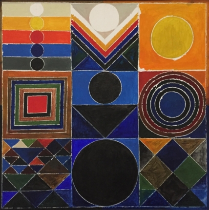 S.H. Raza Prakriti - Bindu Series 2004 Acrylic on canvas 40 x 40 in.
