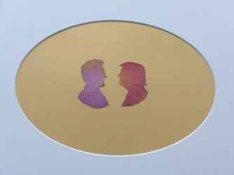 Rose Petal Portraits: Silhouettes 31-32 – Lincoln and Trump