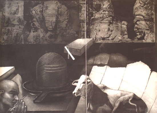 Anupam Sud Trinity, 1976 Intaglio 19 x 25 in