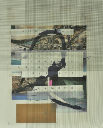 M. Pravat Untitled (C) 2016 Mixed media on paper 21 x 26 in.