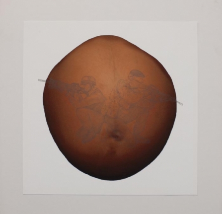 Farida Batool SONGS OF LOVE 7 2009 Multi-media on archival paper 18 x 18 in.