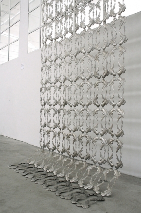 Adeela Suleman, After All It's Somebody Else Who Dies 3, 2010, Steel,111 x 82.50 in