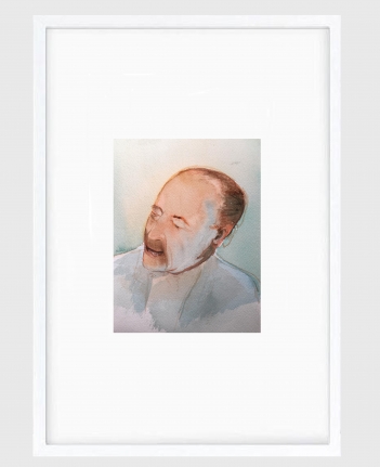 Sujith S.N. Untitled (Portrait) 27, 2020 Watercolor on paper 7h x 6w in