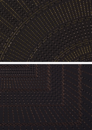 Anila Quayyum Agha Kaaba Series (Details Shots) 2016 Mixed media on paper