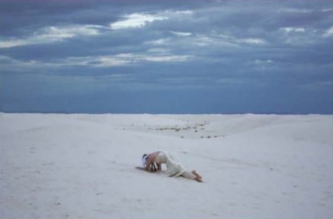 Mariam Ghani & Erin Ellen Kelly White Sands #2 (From the series Landscape Studies: New Mexico) 2008-10 Dye transfer print on aluminum 20 x 30 in.