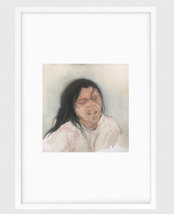 Sujith S.N. Untitled (Portrait) 11, 2020 Watercolor on paper 6h x 6.50w in