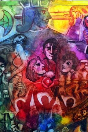 Shrilekha Sikander JACK OF HEARTS Watercolor on paper 27.5 x 21 in.