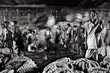Raghu Rai Flower Market, Kolkata, 2004 Digital scan of photographic negative on archival paper 19.94 x 30.06 in