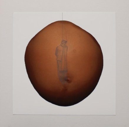 Farida Batool SONGS OF LOVE 6 2009 Multi-media on archival paper 18 x 18 in.